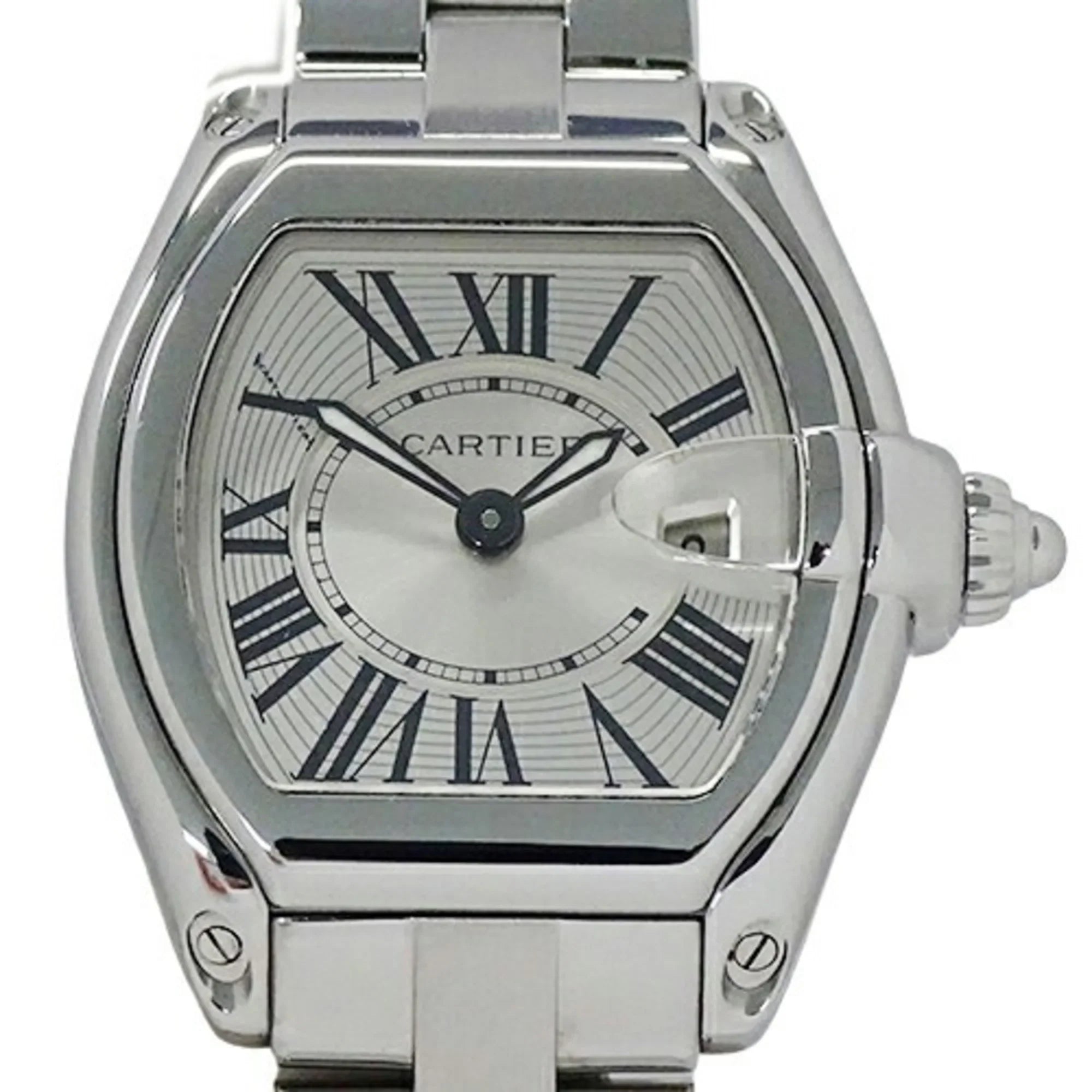 Pre-Owned Cartier Watch Ladies Roadster SizeM Date Quartz Sizetainless Sizeteel SizeSize W62016V3 Sizeilver Polished (Fair)