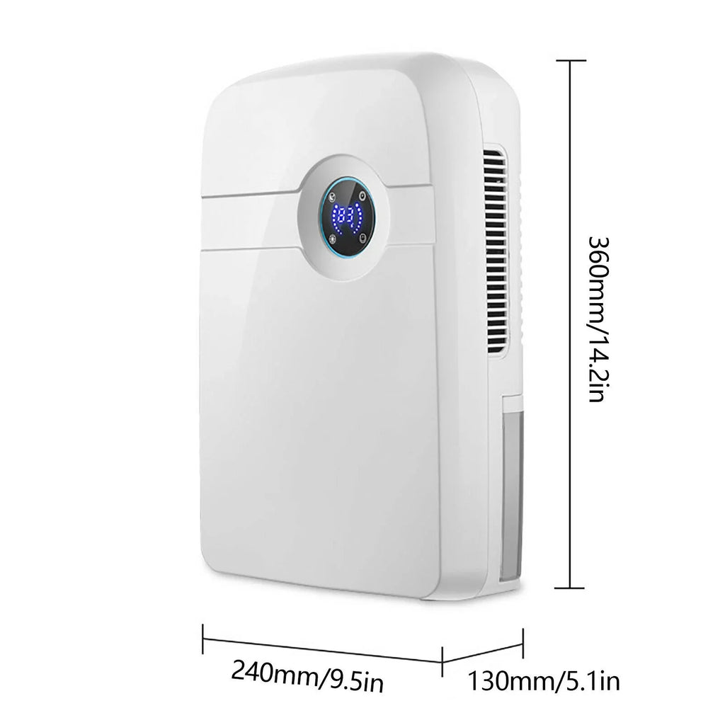 MIDUO Portable 2.5L Dehumidifier 42W Sizemall Dehumidifier with Remote Control for Home