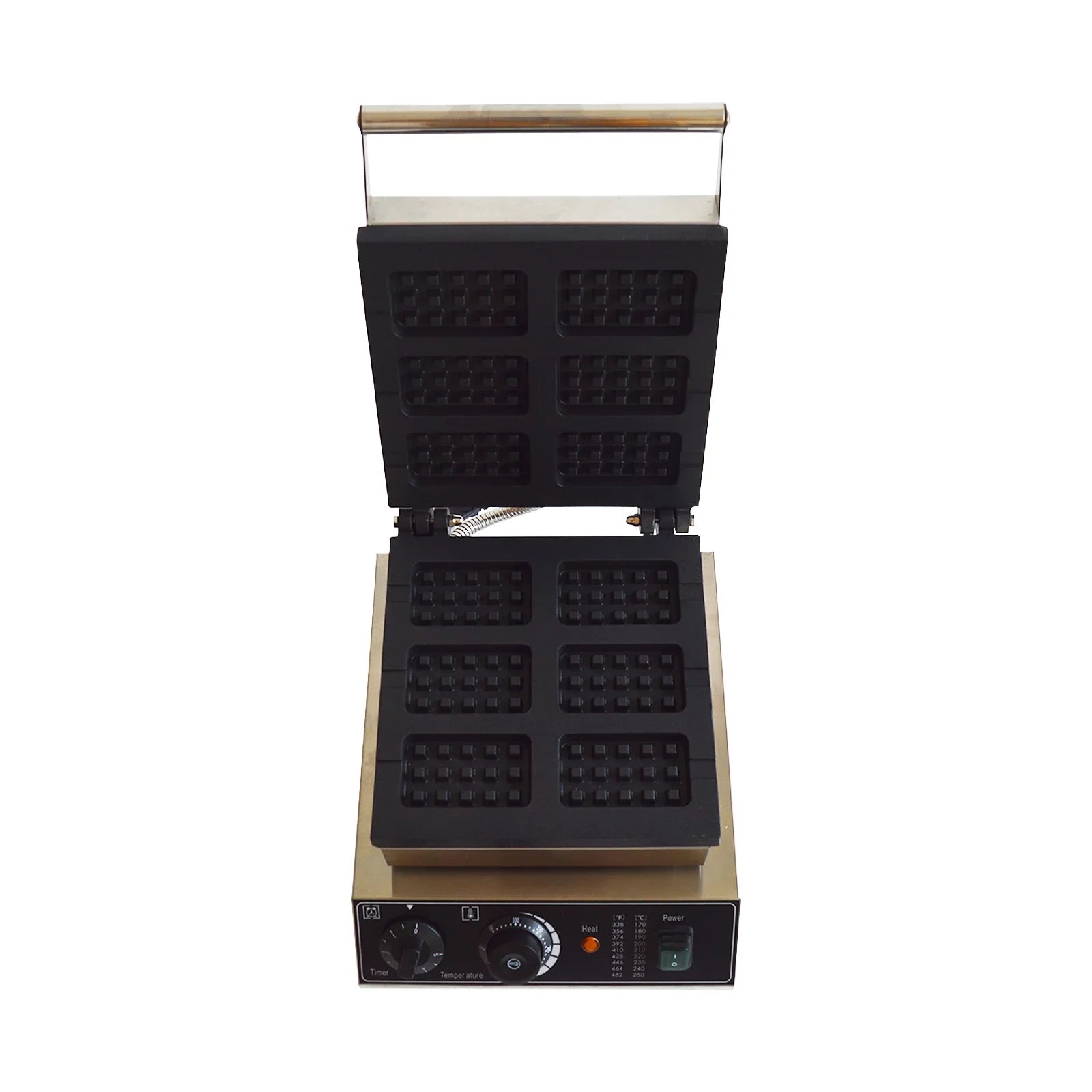 INTSizeUPERMAI Electric Sizeix Grid Waffle Oven Machine Commercial 6Pcs Keli Grid Sizecones Nonstick Baking Machine