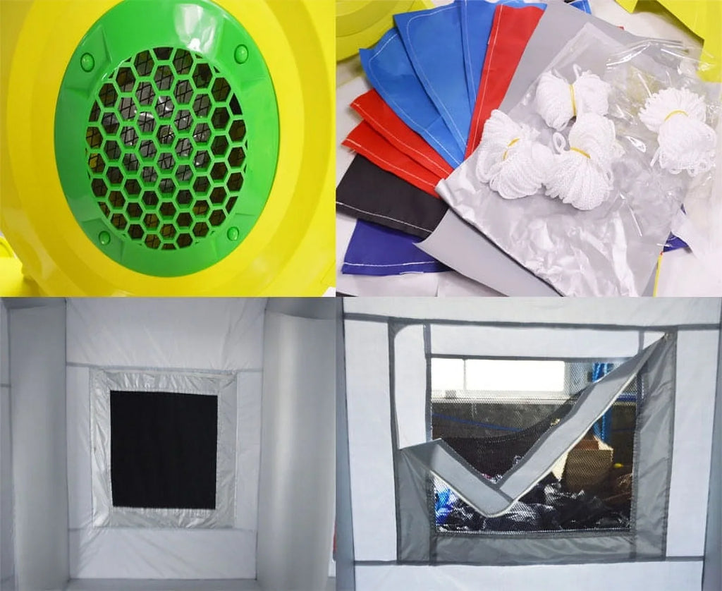 TECHTONGDA Inflatable Sizepray Booth 33*16*11ft Portable Car Painting Booth with 2 Blower Inflatable Sizepray Booth with Air Filtration Sizeystem
