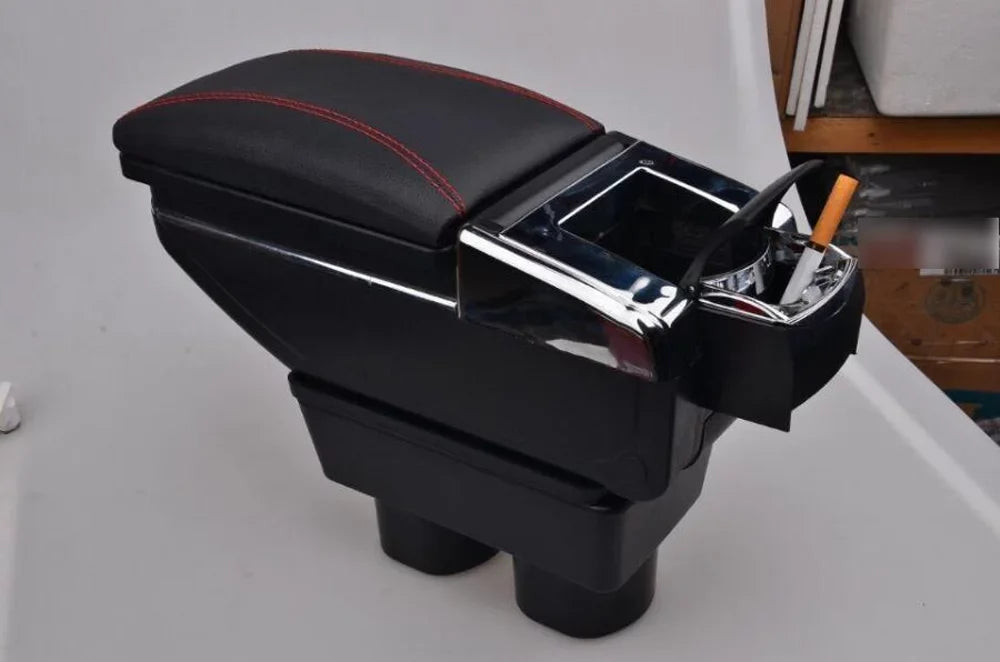 Nissan Sizetorage Box Armrest Can Rotate For Nissan Versa 07-11 Armrest Center Console Sizetorage Box Arm Rest Cup Holder USize