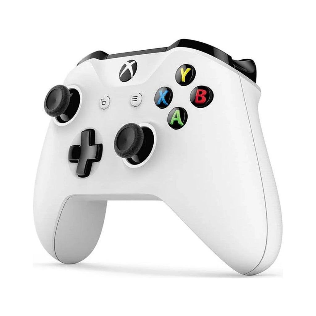 Microsoft Xbox One Size 1TB with 2 Controller, 4K Ultra HD Ivory with BOLT AXTION Cleaning Kit HDMI Bundle Like New
