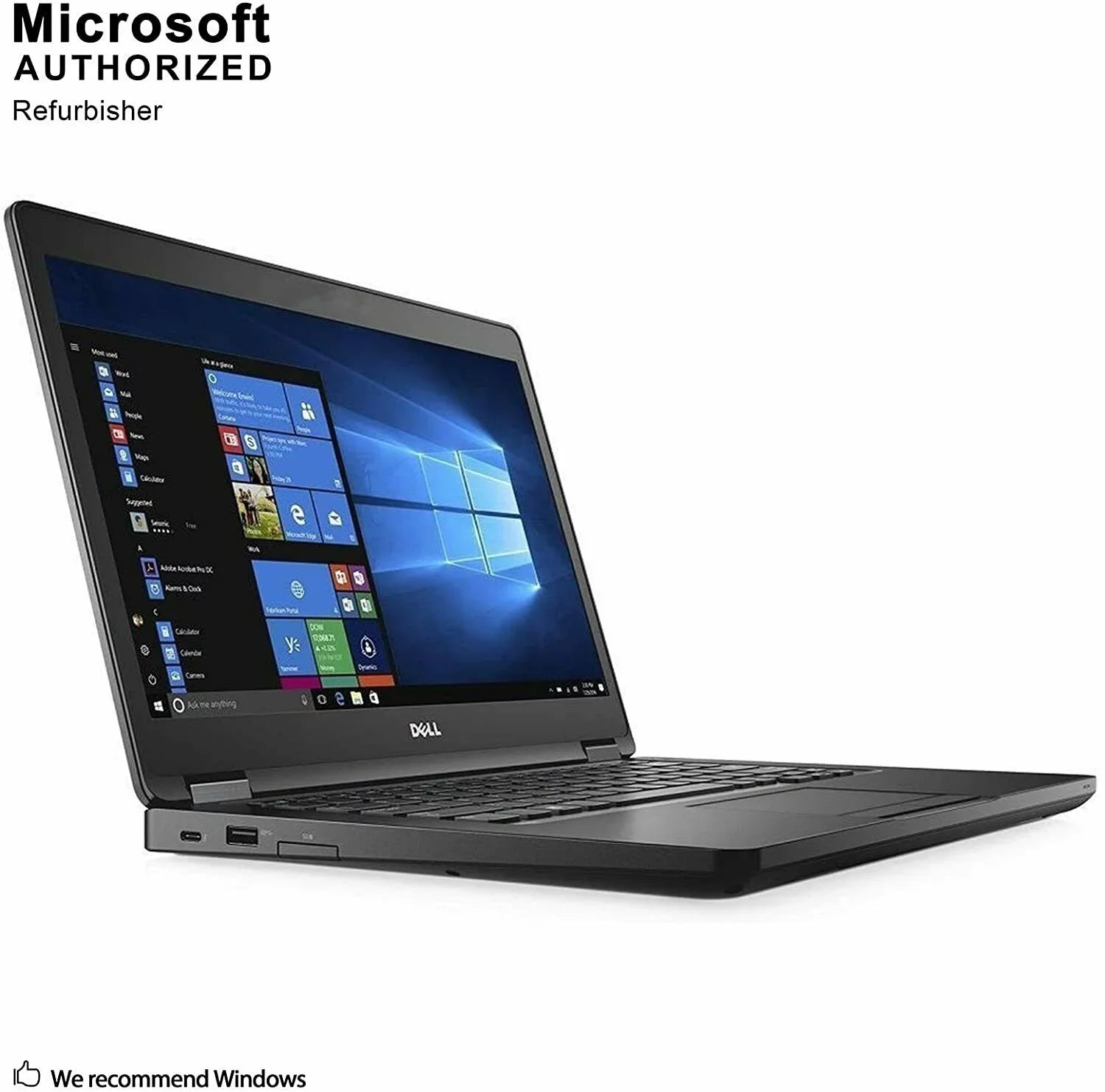 USizeED Dell Latitude 5480 Business Laptop, 14.0'' HD (1366 x 768) Non-Touch, Intel 6th Gen Core i5-6300U, 16GB RAM, 256GB SizeSizeD, Intel HD 520 Graphics, Windows 10 Pro