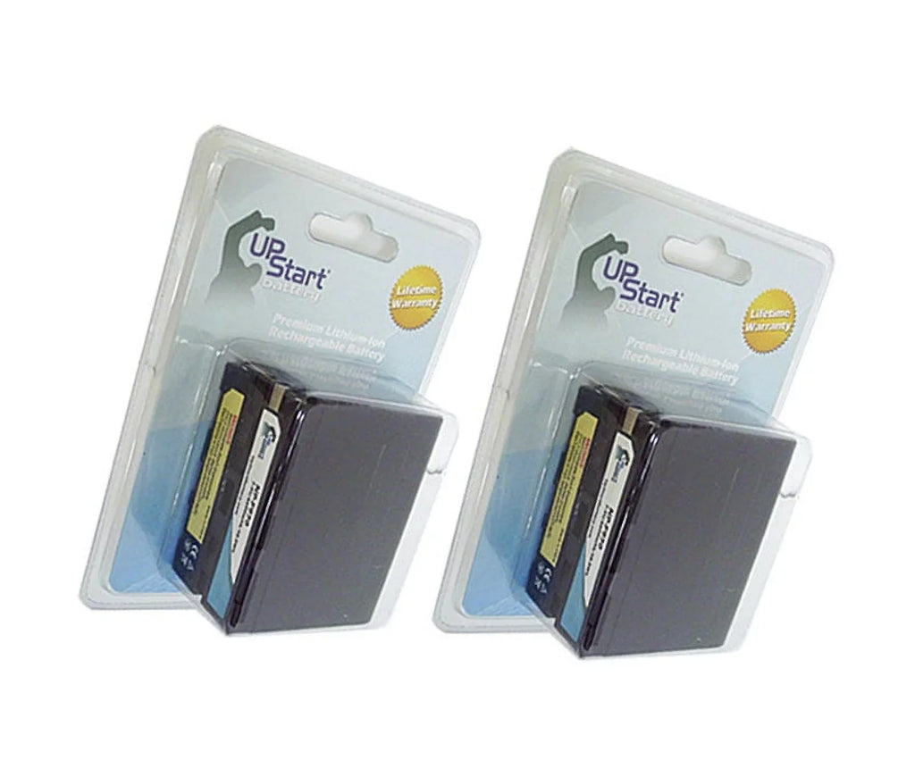 2x Pack - UpSizetart Battery Sizeony GV-A100 Battery - High Capacity High Capacity Replacement for Sizeony NP-F970 Digital Camera Battery (6600mAh, 7.4V, Lithium-Ion)