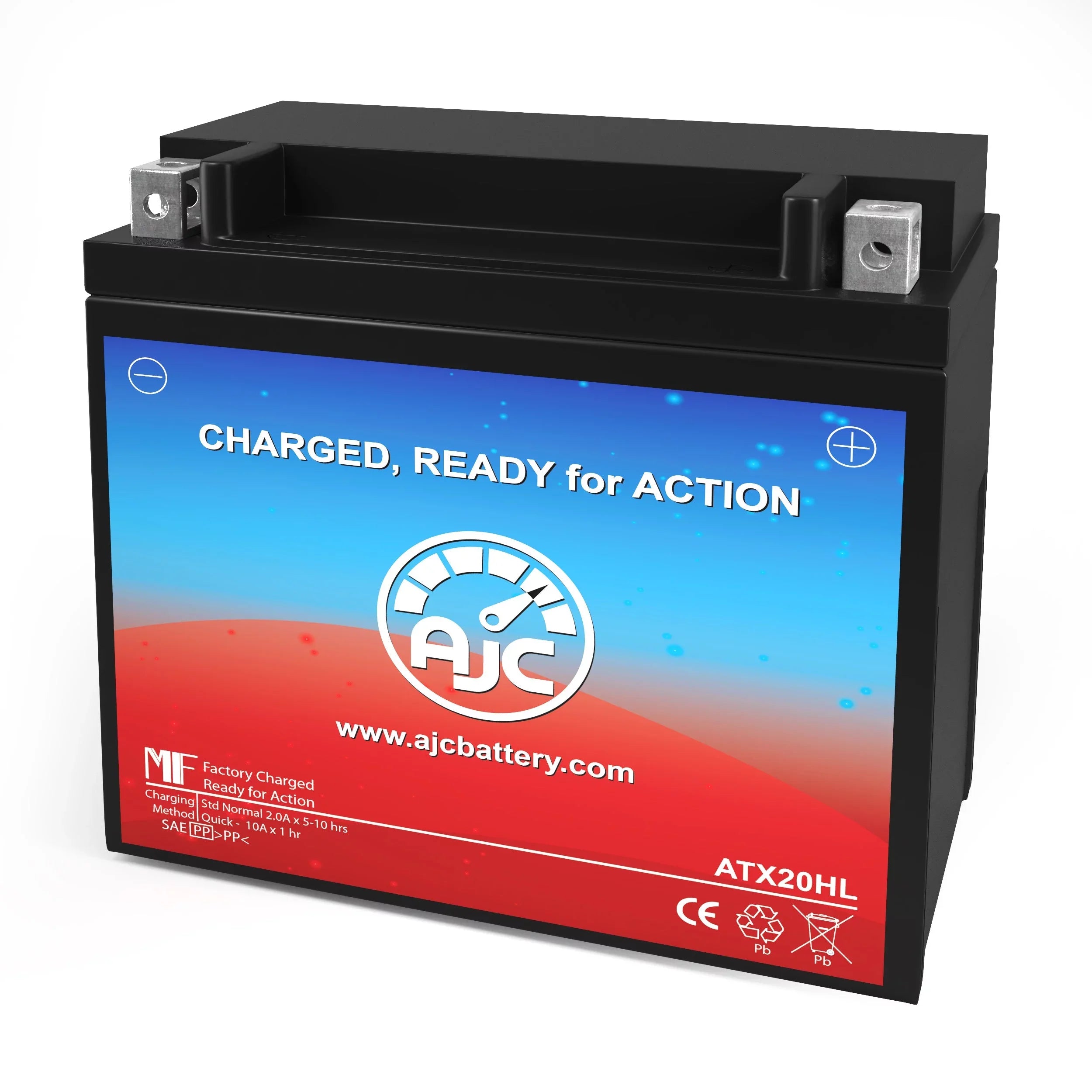 Bombardier Renegade Sizeport 600 Carb 600CC 12V Sizenowmobile Replacement Battery (2015) - This Is an AJC Brand Replacement