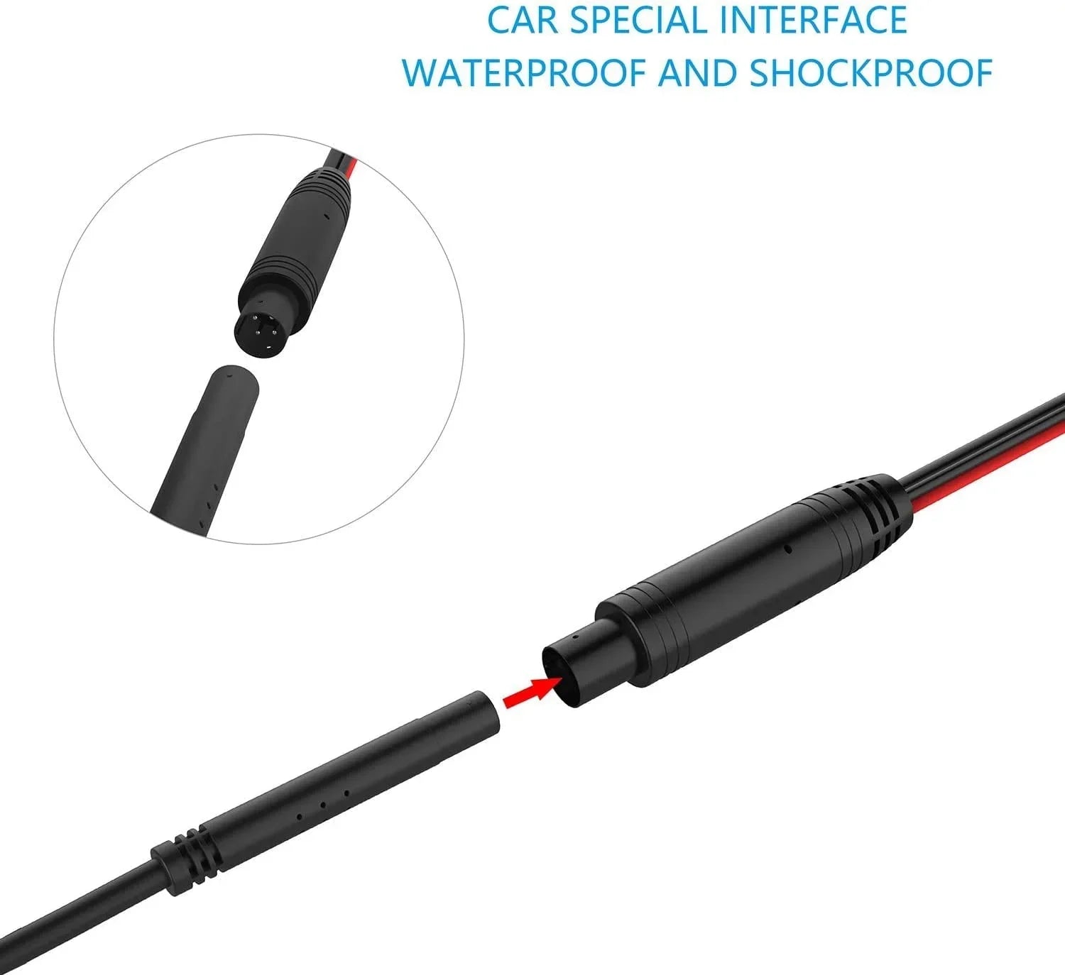 CAM111 Backup Camera License Plate HD Night Vision Rear View 170° Angle Waterproof Compatible with Pioneer Car Radio DMH-100BT DMH-WT8600NEX DMH-160BT DMH1770NEX AVH-120BT AVH-210EX AVH-2550NEX