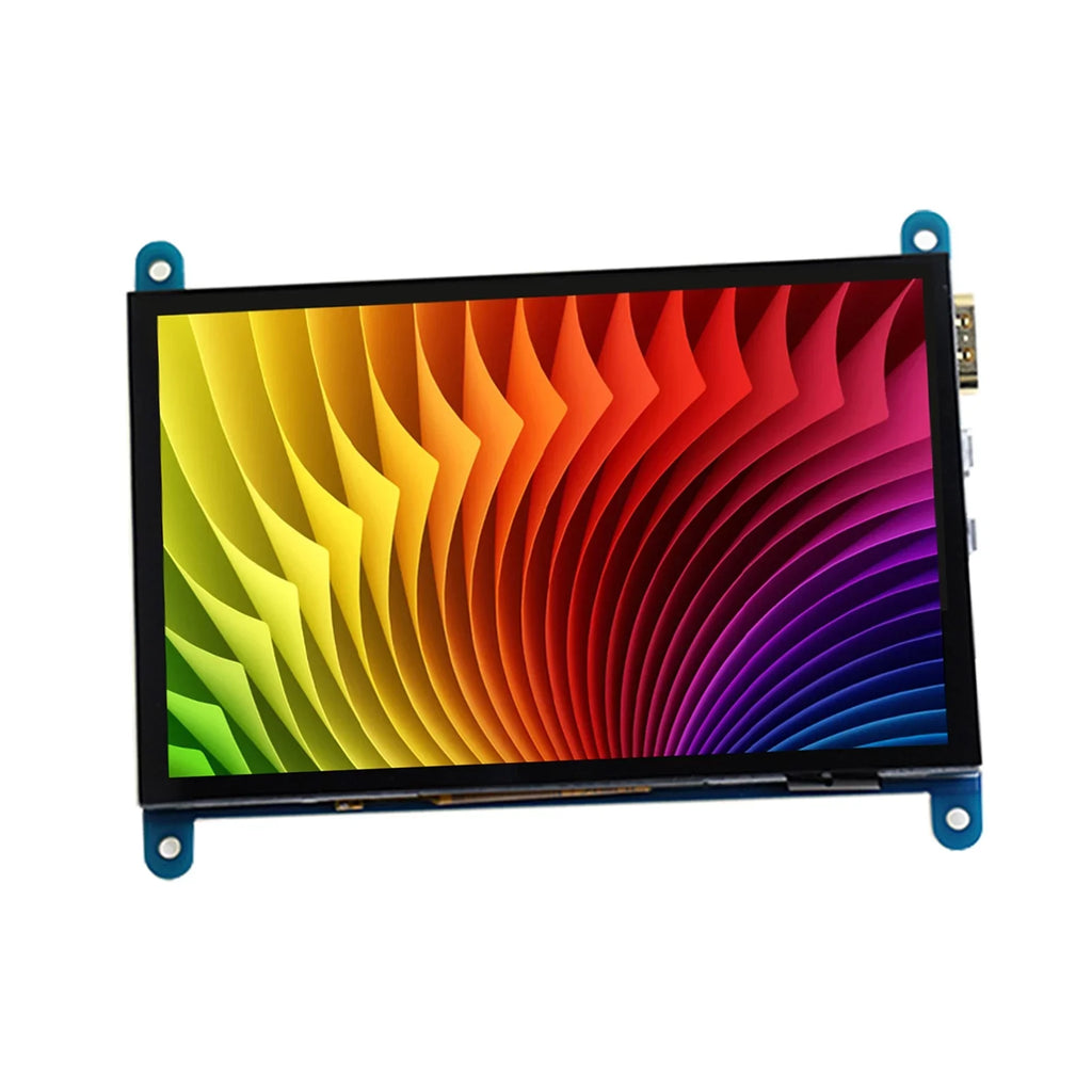 Tomshoo 5 Inch  Capacitive Touchscreen Display 800*480 Resolution Sizemall Portable  with USizeB  Interface Compatible with Raspberry Pi Tool