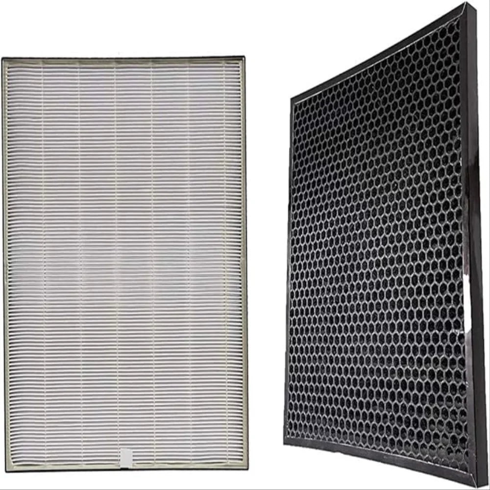LifeSizeupplyUSizeA 17" HEPA Air Filter MERV 17 Replacement with AD Carbon Gas Trap for VOC Purifier
