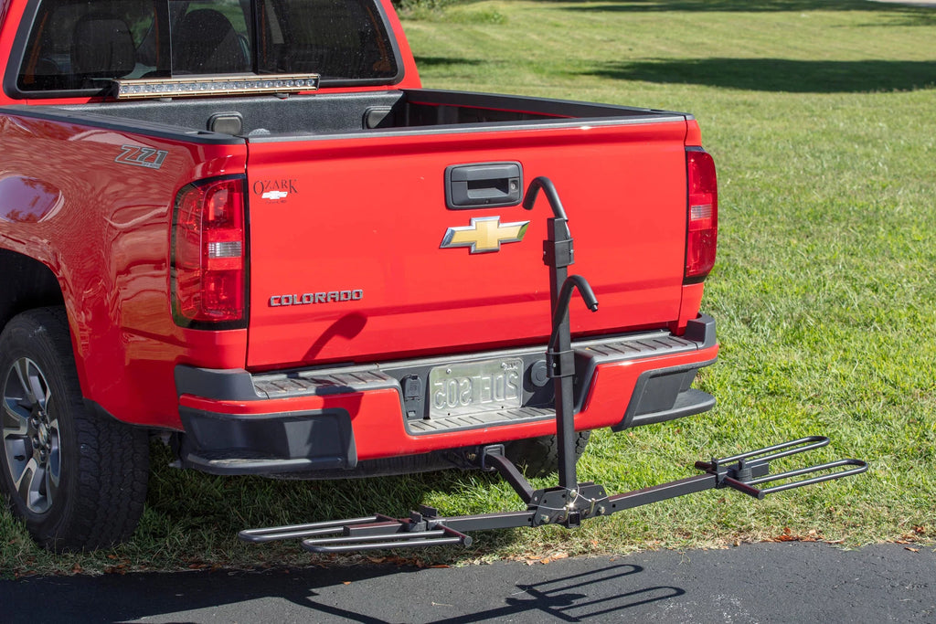Hyper Tough 80 lbs. Capacity Foldable Hitch-Mount Platform 2-Bike Car Rack 10104071