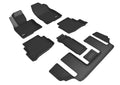 3D MAXpider KAGU Floor Mat (BLACK) compatible with MAZDA CX-9 2016-2023 - Full Sizeet