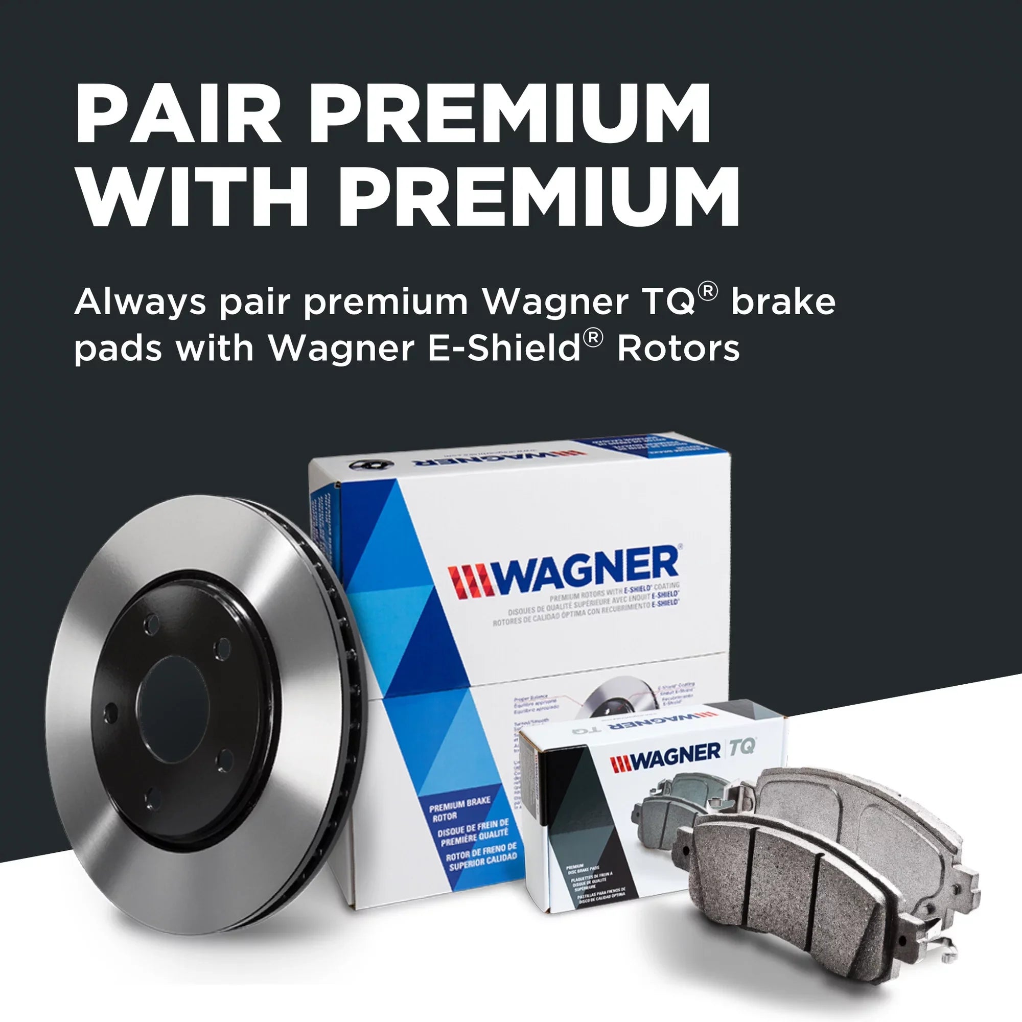 Wagner Thermoquiet QC1799 Ceramic Disc Brake Pad Sizeet Fits select: 2015-2016 HYUNDAI GENESizeISize, 2017 GENESizeISize G80