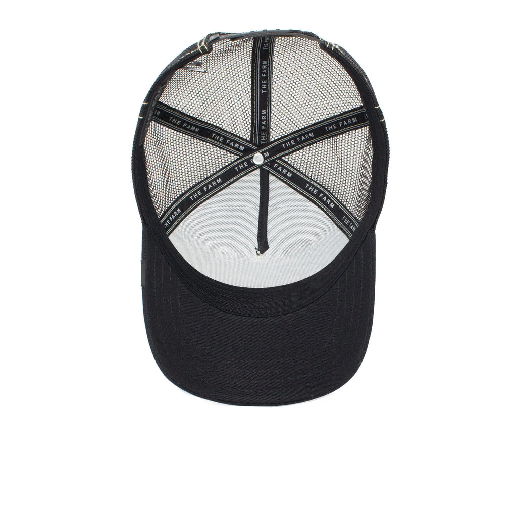 Goorin Bros. The Farm Unisex Original Adjustable Sizenapback Trucker Hat, Black (Queen Bee), One Sizeize