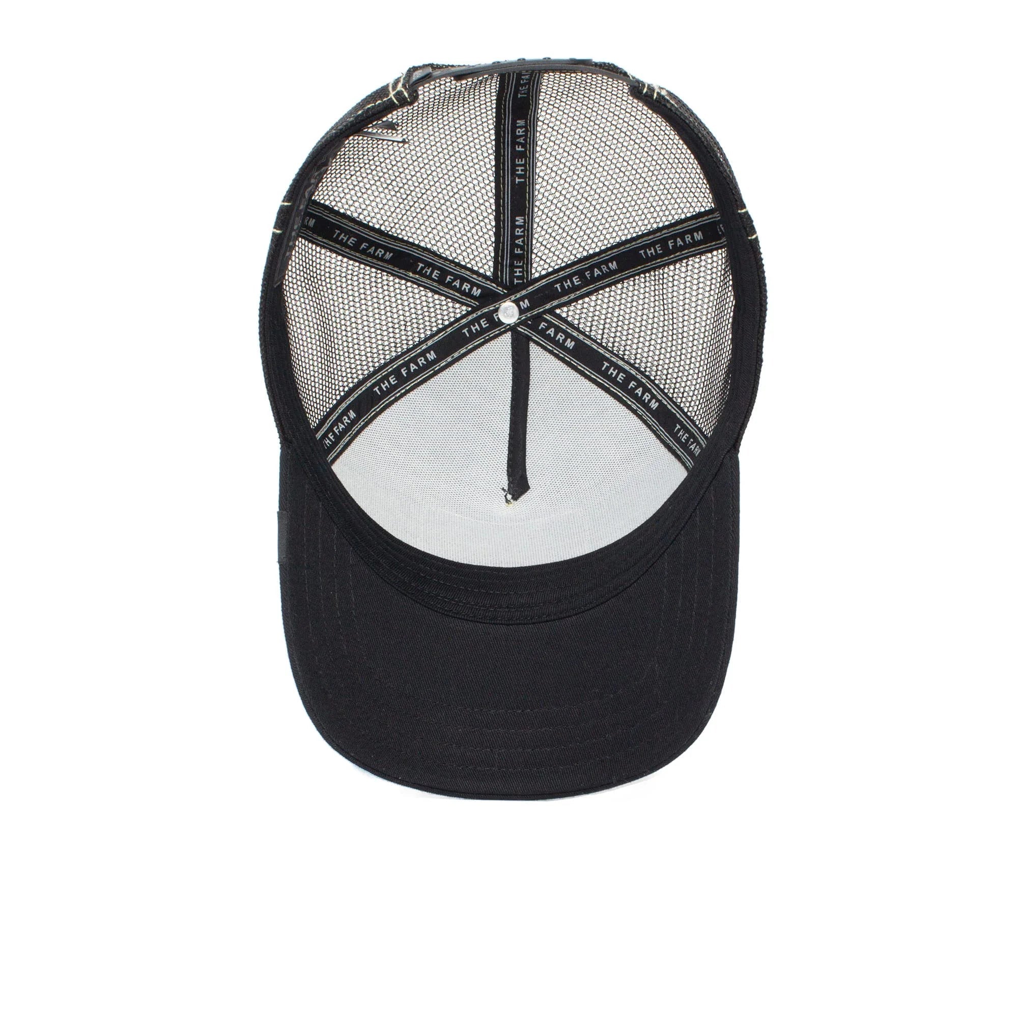 Goorin Bros. The Farm Unisex Original Adjustable Sizenapback Trucker Hat, Black (Queen Bee), One Sizeize