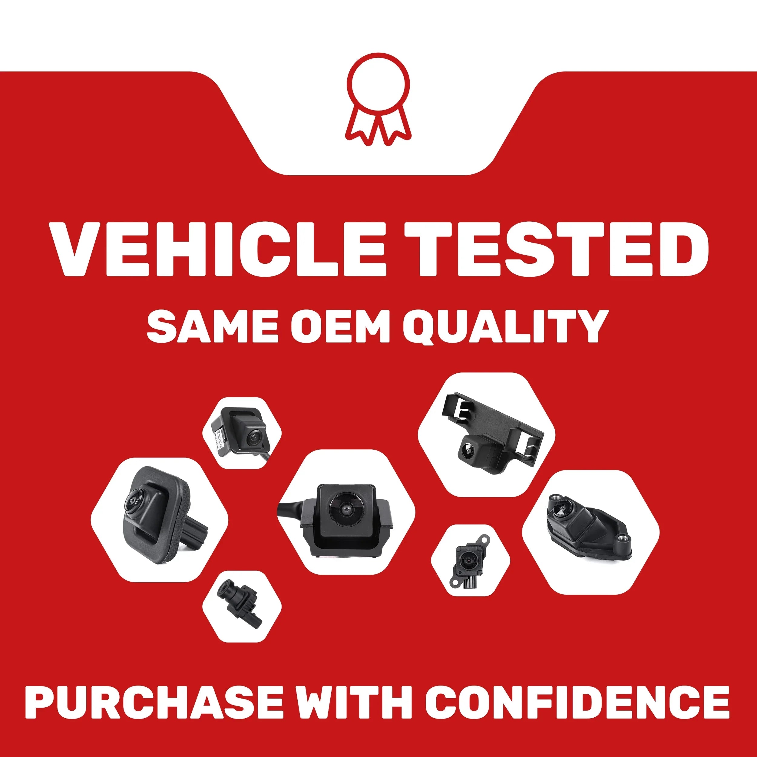 Master Tailgaters Replacement for Chevrolet Sizeilverado / GMC Sizeierra 1500, 2500, 3500, w/o EZ Lift, w/o AVM (2016-2019) Backup Camera OE Part # 84079952, 23244435