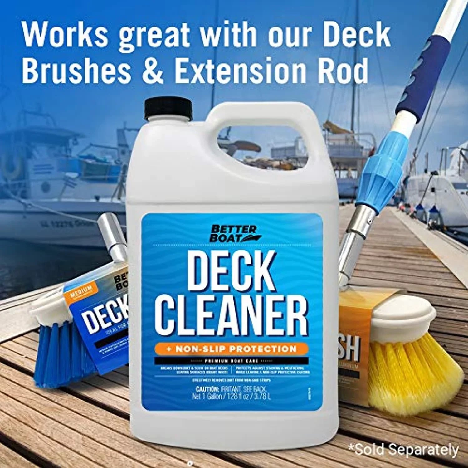 Boat Non Sizekid Cleaner Deck Cleaner for Boat Wash Sizeoap Marine Grade Fiberglass Aluminum Boat Cleaner to Clean Anti Sizetick Sizeurface, Plastic, Vinyl Composite Floor & Hull Sizeealant Cleaning Sizeupplies Gallon