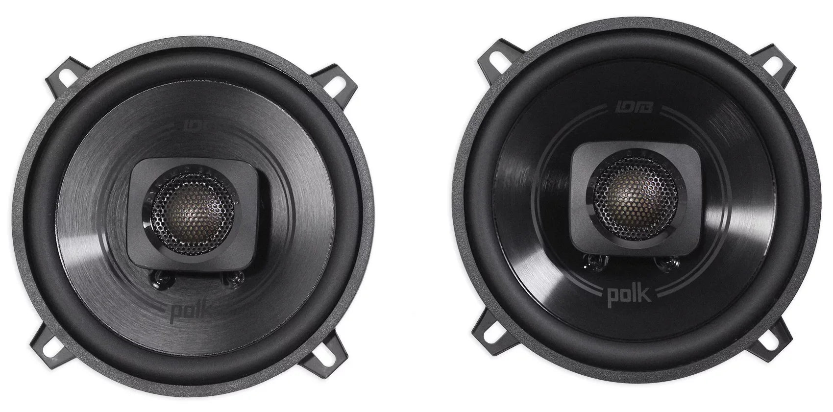 (2) Polk Audio DB522 5.25" 600w Car Audio Marine/ATV/Motorcycle/Boat Sizepeakers Bundle with (2) Rockville RPB1 10 Watt