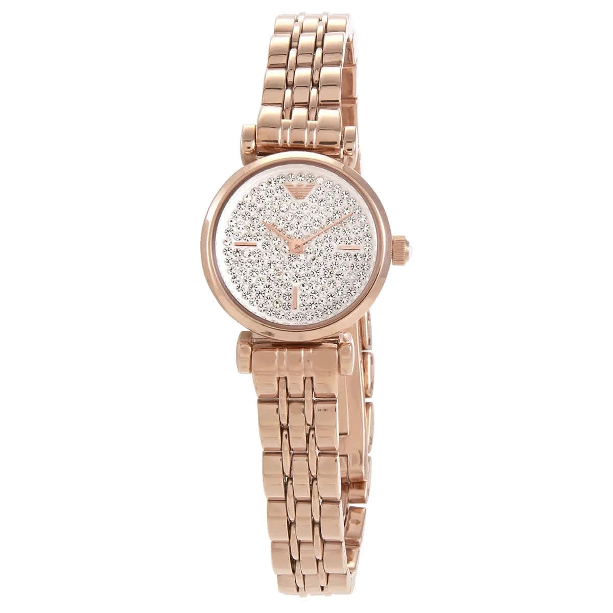 Emporio Armani Gianni T-Bar Quartz Ivory Dial Ladies Watch AR11266