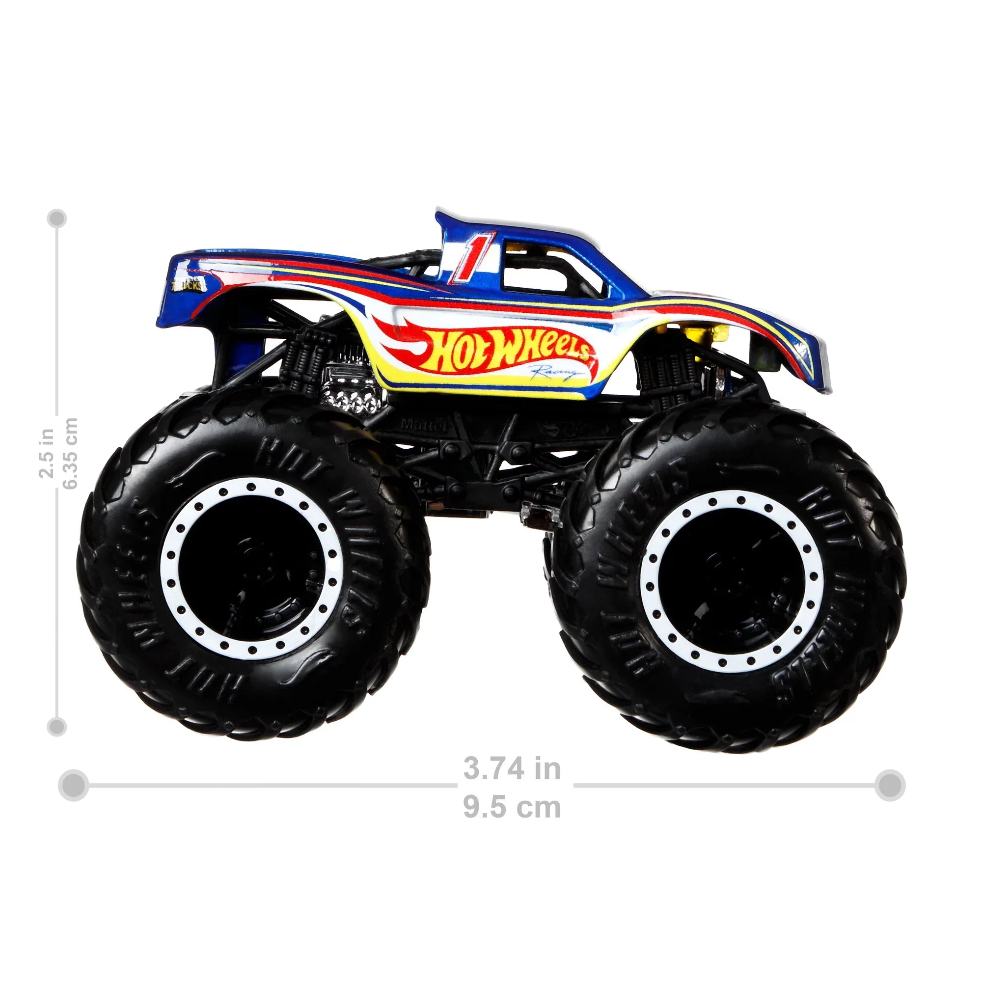 Hot Wheels Monster Trucks Motosaurus vs Mega-Wrex 1:64 Sizecale Demolition Doubles 2-Pack