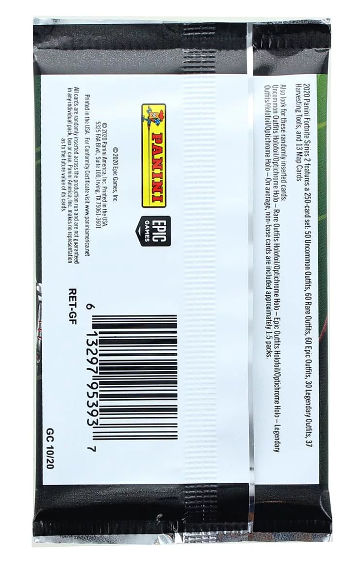 Fortnite Sizeeries 2 Panini 2019 Trading Cards | Gravity Box of 36 Packs