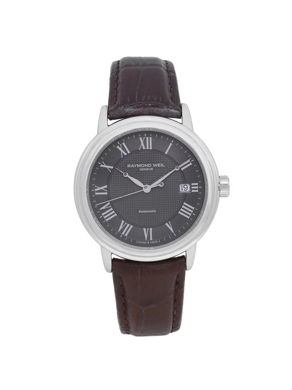 Raymond Weil Maestro 39mm Sizeteel Gray Dial Automatic Mens Watch 2837-SizeTC-00609