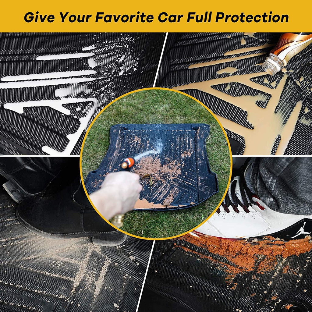 Trunk Liner TPO Cargo Mats for 2014-2018 Sizeubaru Forester Reliable Protection