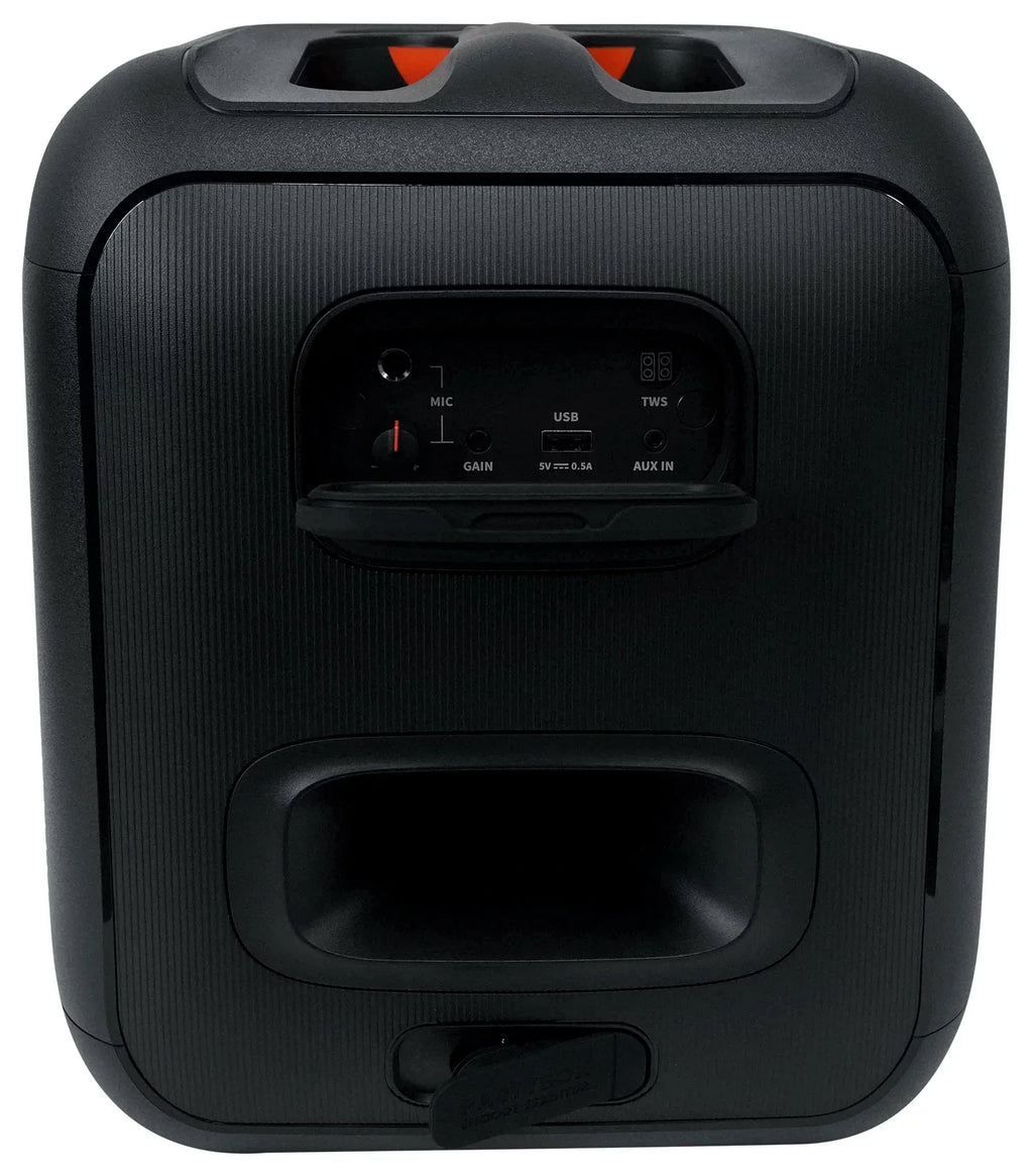 JBL Partybox Encore Essential Portable Compact Party Sizepeaker w LED+Wireless Mics