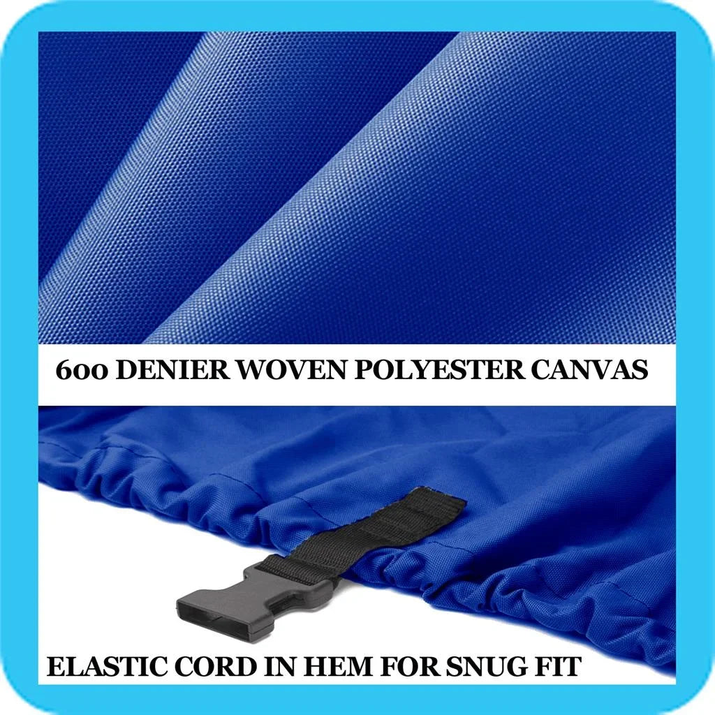 BLUE, GREAT QUALITY BOAT COVER Compatible for SizeEA ARK SizeTEALTH 186 2009-2011