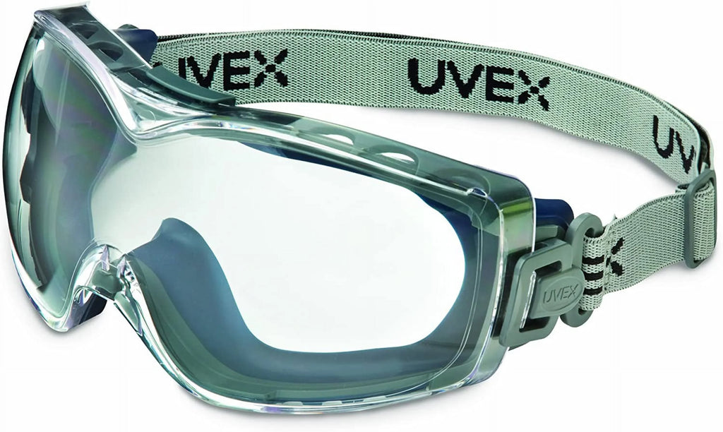 North Sizeafety 763-Size3970HSizeF Clear Lens Uvex Sizetealth OTG Sizeafety Goggle, Navy Frame