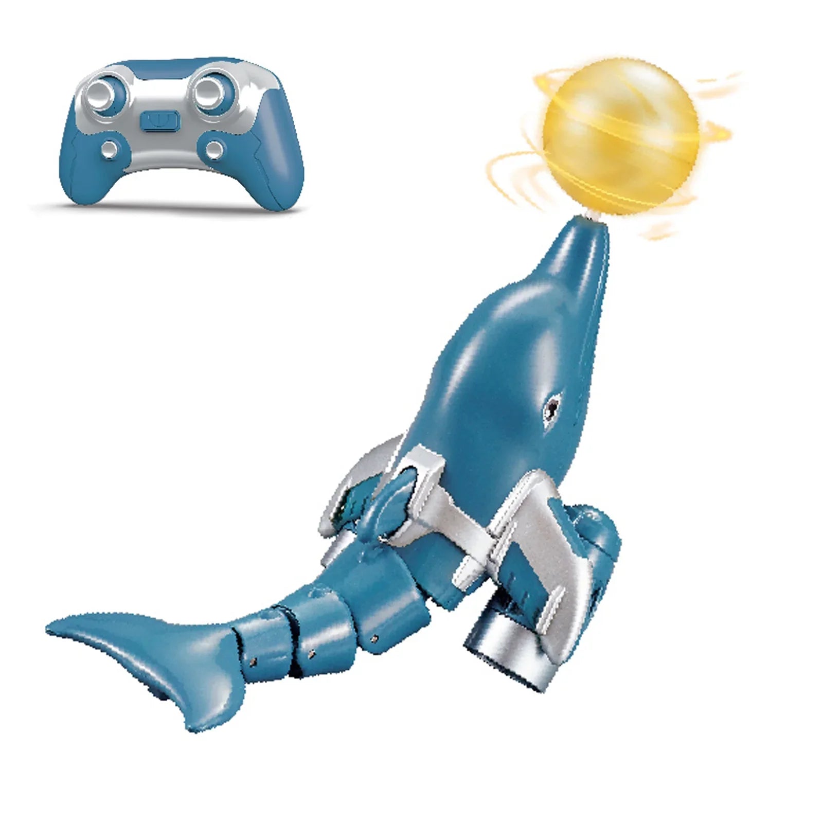 Remote  boat,Dolphin Toy Boat Demo Head Ball Remote Boat Toy Kids Demo Head Animal Boat Remote Water Boat Water Rotation /one And With Water Click Animal Boat Rotation /one