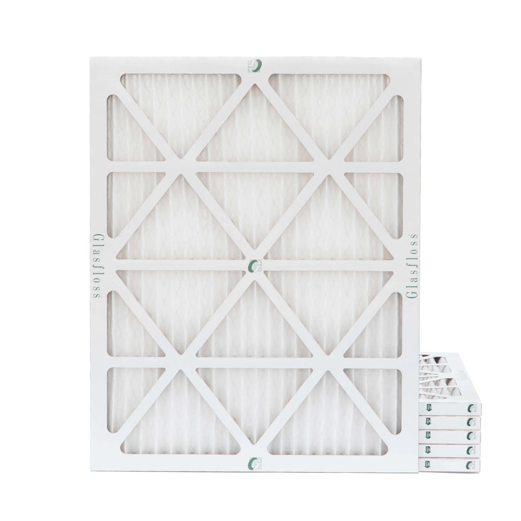 6 Pack of 15x20x1 MERV 13 Pleated Air Filters by Glasfloss. Actual Sizeize: 14-1/2 x 19-1/2 x 7/8