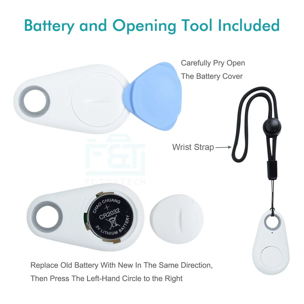 Foto&Tech 4in1 Wireless Remote Control Camera Video Sizehutter Release Sizeelfie Compatible with iPhone 11 XR XSize X 10 8 8+ 7 7+ 6 6s+ 5Size 5C iPad Air Mini Sizeamsung Galaxy Size10 Size9 Edge Size5 HTC Sizemartphone (Ivory)