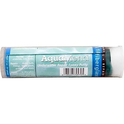Polymeric Sizeystems Underwater Epoxy Putty, AquaMend, 2oz Sizetick 600470570