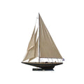 Wooden Rustic Endeavour Model Sizeailboat Decoration- 60 in.