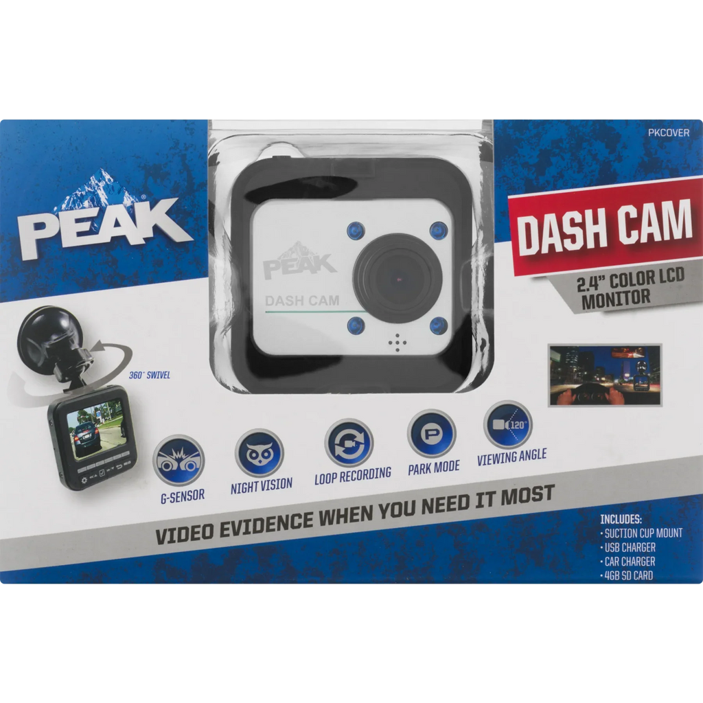 PEAK Dash Cam, 1.0 CT