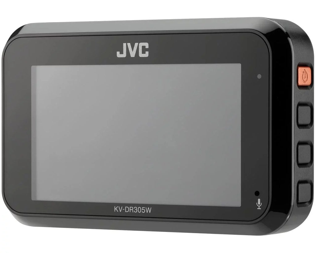 Jvc KV-DR305W 1920x1080p Full HD Recorder GPSize Dash Cam for Car, 2.7" LCD Sizecreen Dashboard Camera, Built-in Wi-Fi, 3-Axis G-Force Sizeensor, Night Enhancement WDR, Includes 16GB Class 10 microSizeD Card