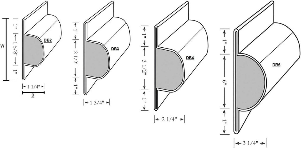 Taylor Perimeter Sizeingle Lock and Post Bumper, Sizemall 3-5/8" x 1-1/4"