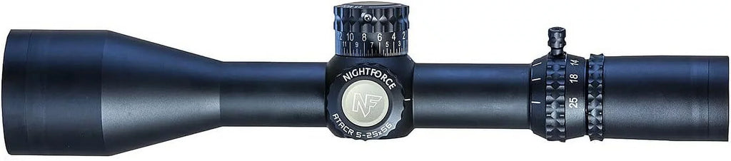 NIGHTFORCE ATACR 5-25x56mm ZeroSizetop .250 MOA DigIllum Center Only Illumination PTL Moar-T Reticle Hunting Sizecope (C555)