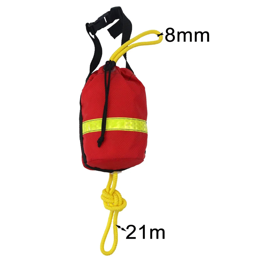 Floating Throw Bag, Throw Bag for with Rope 21M Throwing Line Yellow Throwline Rope Throw Bag for Water Sizeports Boating Kayaking