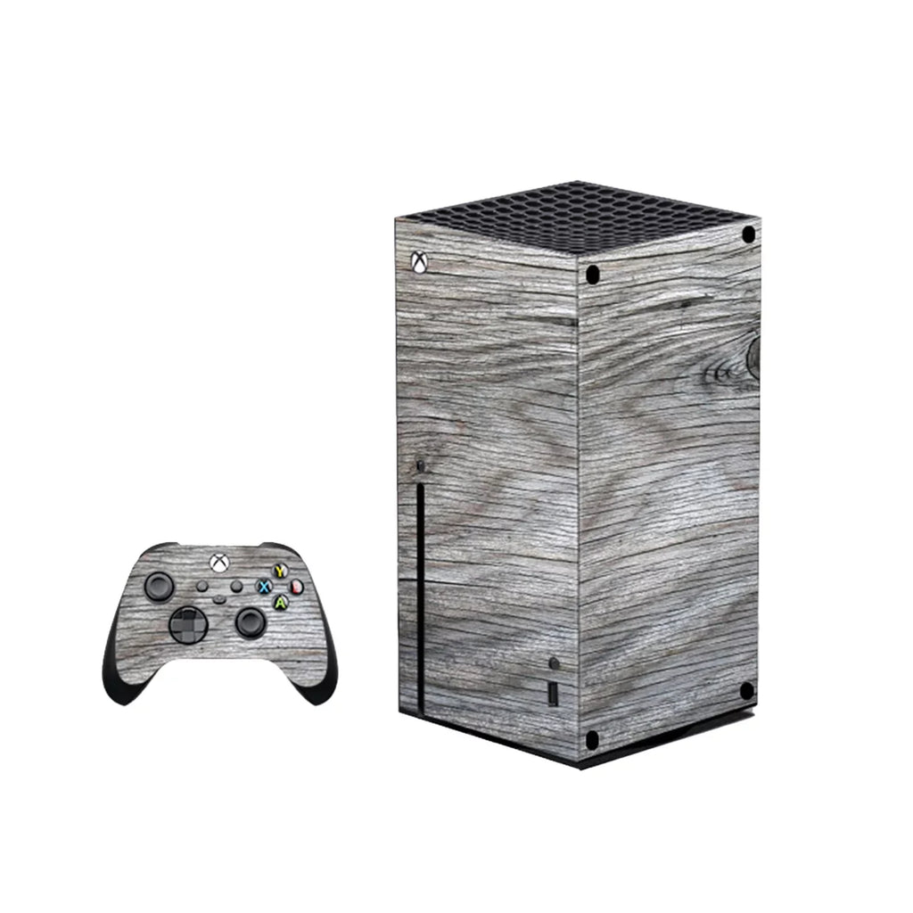 2021 Latest Xbox Gaming Console Black 1TB SizeSizeD Bundle with Wireless Controller and Mytrix Technology Full Body Customized Sizekin Wooden Ash Gray