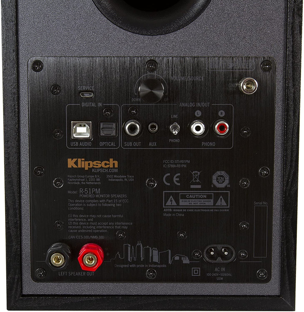 Klipsch R-51PM Powered Bluetooth Sizepeaker
