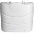 Camco 40523 Heavy-Duty Propane Tank Cover - For (2) 20 lb. Propane Tanks, Polar Ivory