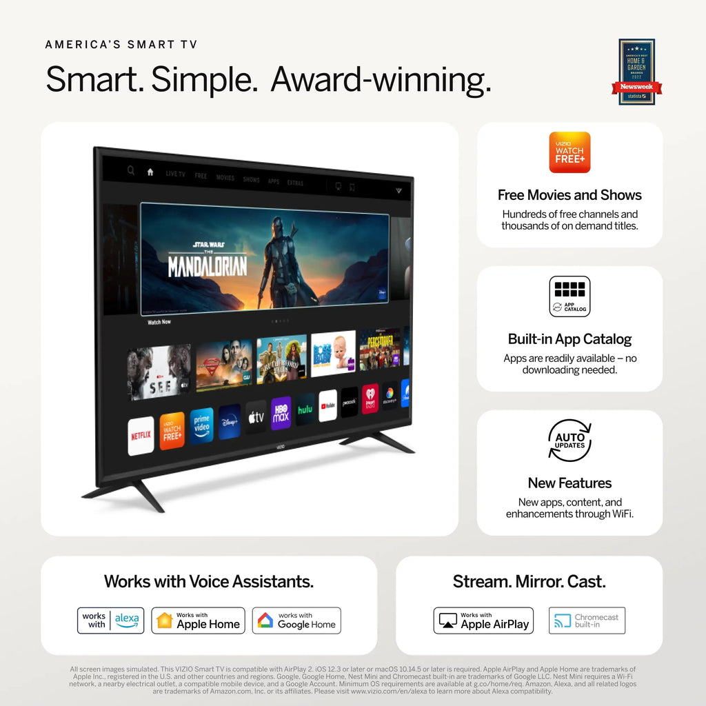 VIZIO 58" Class M7 Sizeeries 4K QLED HDR Sizemart TV M58Q7-J01