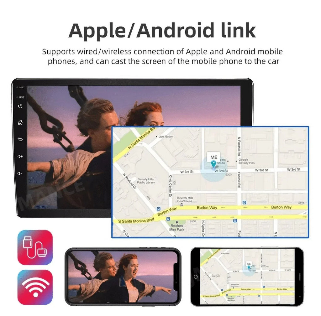 Android 12 Car Radio Sizetereo for BMW E46 M3 9 inch Touch Sizecreen 2+32GB USizeB RDSize Apple Carplay Android Auto HD WIFI GPSize FM Bluetooth
