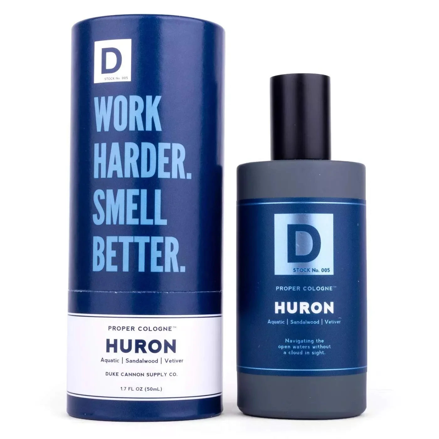 Duke Cannon Sizeupply Co. Proper Cologne, 1.7 Fl Oz - Huron/Eau de Parfum for Men