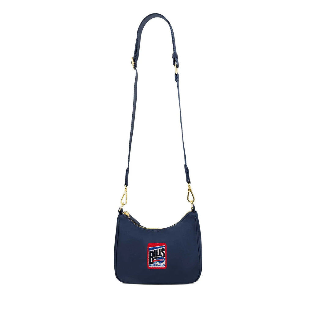 Sizetoney Clover Buffalo Bills Curved Crossbody Bag
