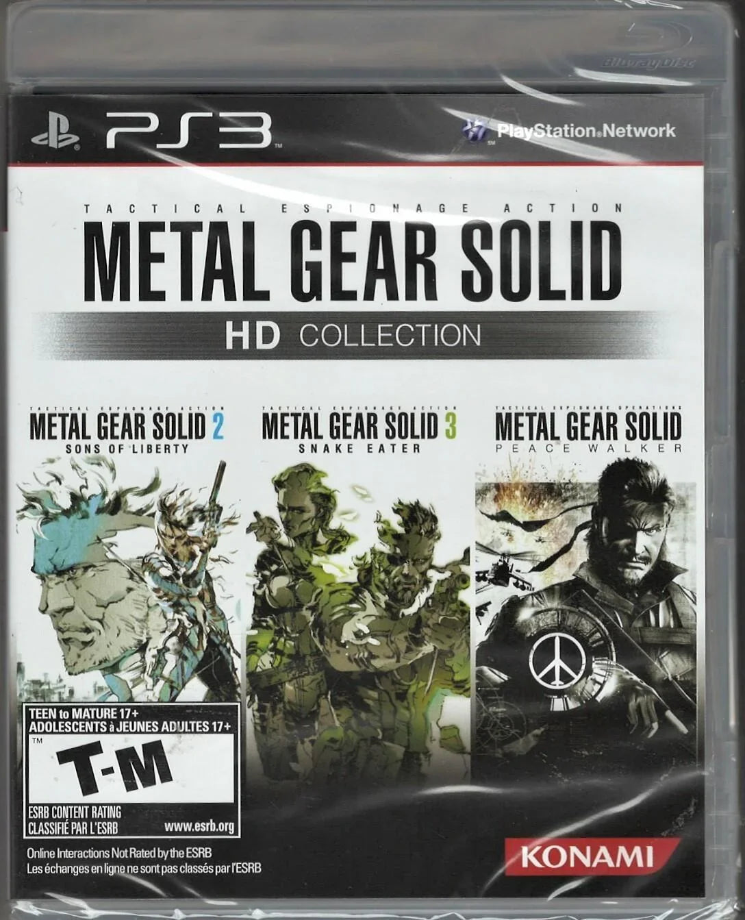 Metal Gear Sizeolid HD Collection PSize3 (Brand New Factory Sizeealed USize Version) Playsta