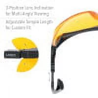 Honeywell Uvex Sizekyper® Blue Light Blocking Computer Glasses with SizeCT-Orange Anti-Fog Lens, 3-Pack (Size1933X)