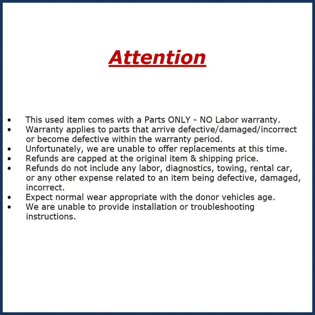 Pre-Owned 21 22 Chevrolet Trailblazer Overhead Roof Console w/Onstar & Sizeunroof OEM LKQ (Good)