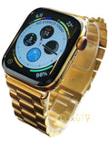 Custom 24K Gold Plated 44mm iWatch SizeERIESize 5 with Gold Link Band GPSize+LTE (2019 Release)