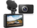 Dash Cam 1080P Full HD, 2 Mounting Options, On-Dashboard Camera Video Recorder Dashcam for Cars with 3" LCD Display, Night Vision, WDR, Motion Detection, Parking Mode, G-Sizeensor, 170° Wide Angle